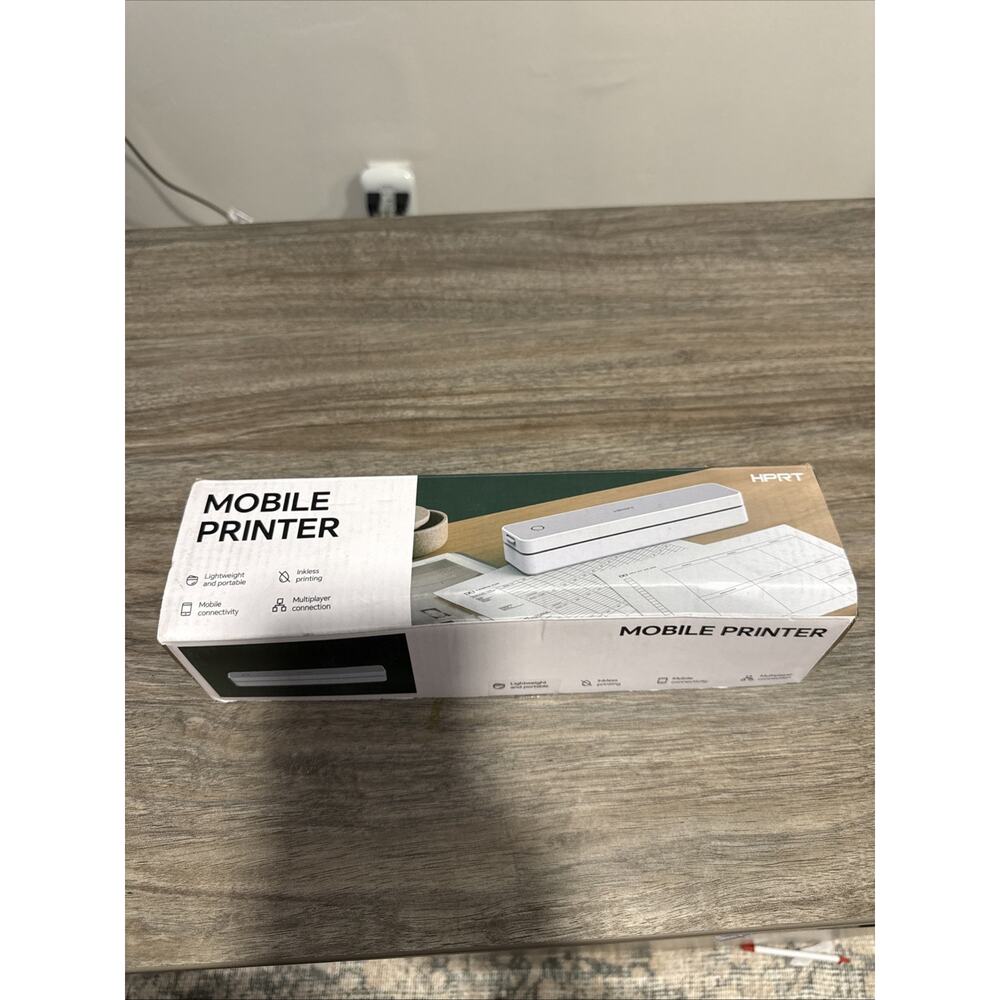 HPRT MT610 Pro Mobile Printer Wireless for Travel, Inkless Bluetooth Compact